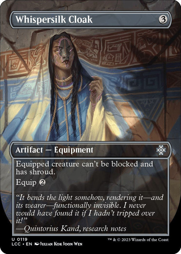 Whispersilk Cloak (Borderless) [LCC - 119] - Cartes Sportives Rive Sud