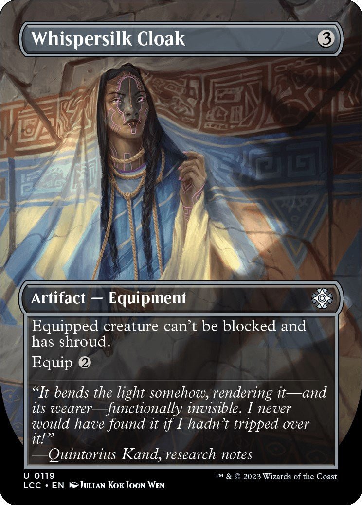 Whispersilk Cloak (Borderless) [LCC - 119] - Cartes Sportives Rive Sud