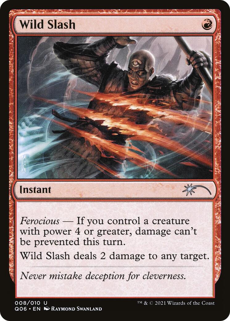 Wild Slash [UMP - 8] - Cartes Sportives Rive Sud