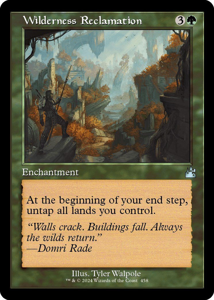 Wilderness Reclamation (Retro Frame) [RVR - 458] - Cartes Sportives Rive Sud