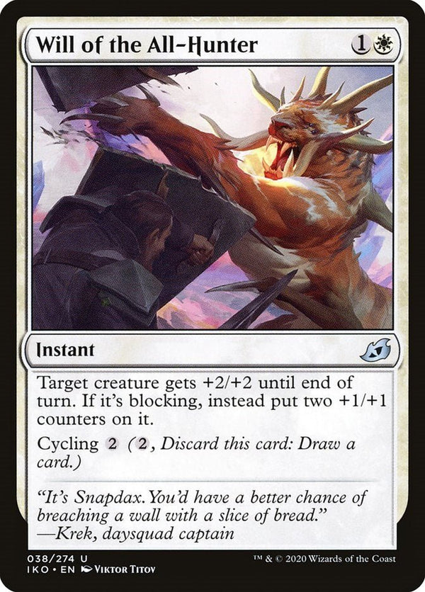 Will of the All - Hunter [IKO - 38] - Cartes Sportives Rive Sud