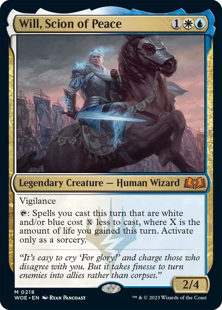 Will, Scion of Peace [WOE - 218] - Cartes Sportives Rive Sud