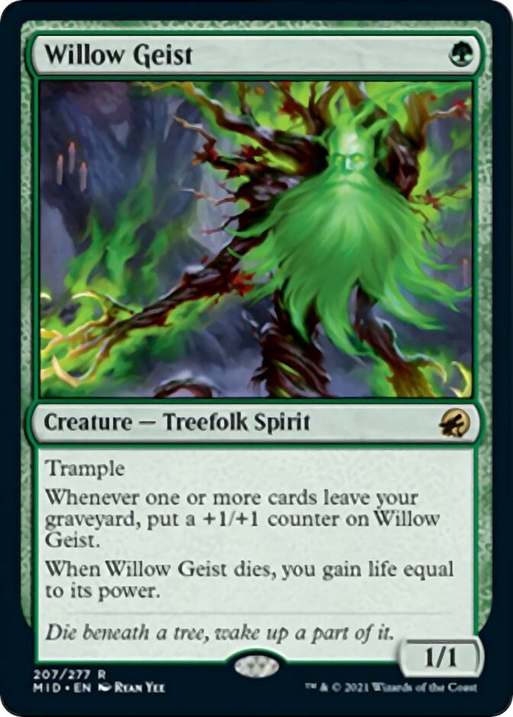 Willow Geist [MID - 207] - Cartes Sportives Rive Sud