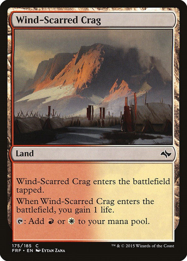 Wind - Scarred Crag [FRF - 175] - Cartes Sportives Rive Sud