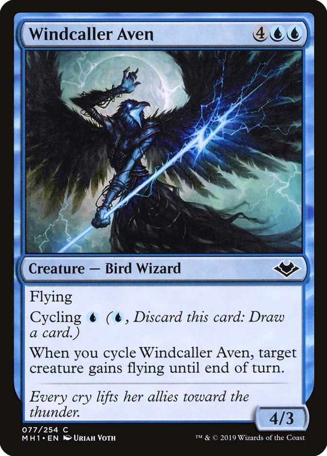 Windcaller Aven [MH1 - 77] - Cartes Sportives Rive Sud