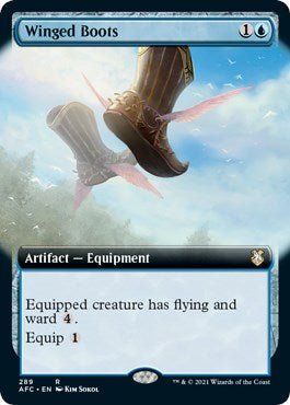 Winged Boots (Extended Art) [AFC - 289] - Cartes Sportives Rive Sud