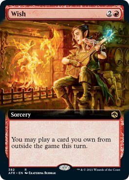 Wish (Extended Art) [AFR - 382] - Cartes Sportives Rive Sud