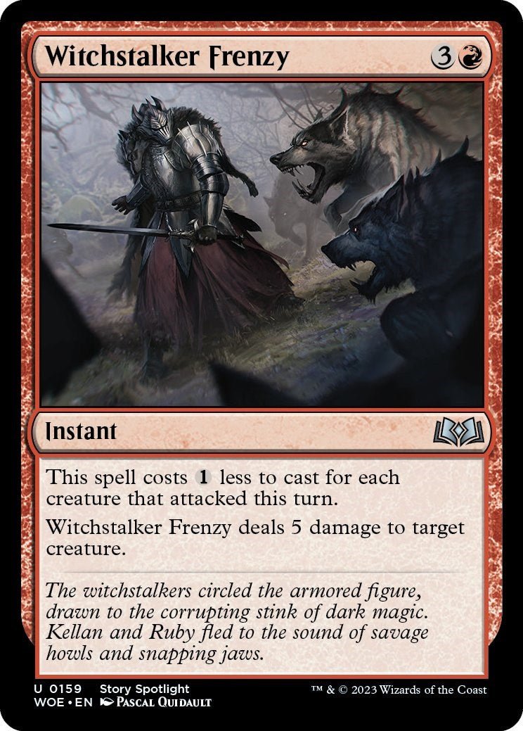 Witchstalker Frenzy [WOE - 159] - Cartes Sportives Rive Sud