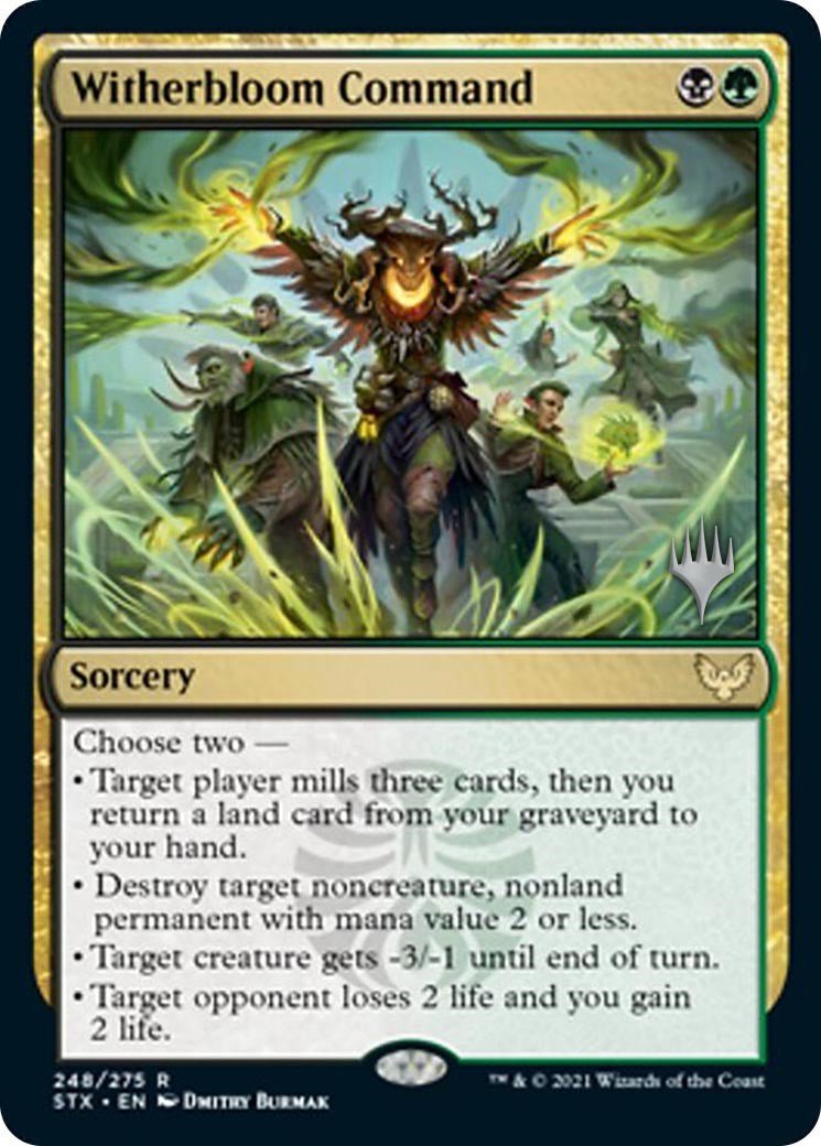 Witherbloom Command [PPSTX - 248] - Cartes Sportives Rive Sud
