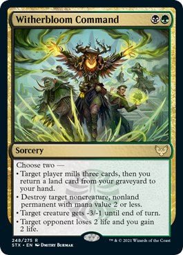 Witherbloom Command [STX - 248] - Cartes Sportives Rive Sud