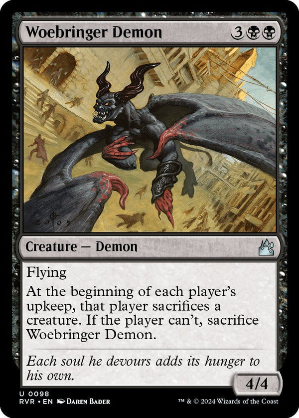 Woebringer Demon [RVR - 98] - Cartes Sportives Rive Sud