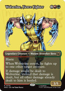 Wolverine, Fierce Fighter (Borderless) [MSH - 378] - Cartes Sportives Rive Sud