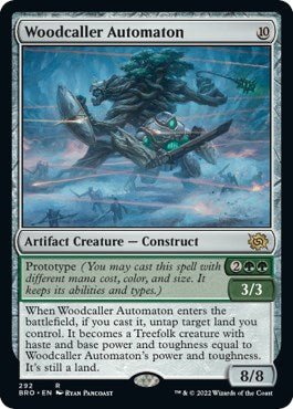 Woodcaller Automaton [BRO - 292] - Cartes Sportives Rive Sud