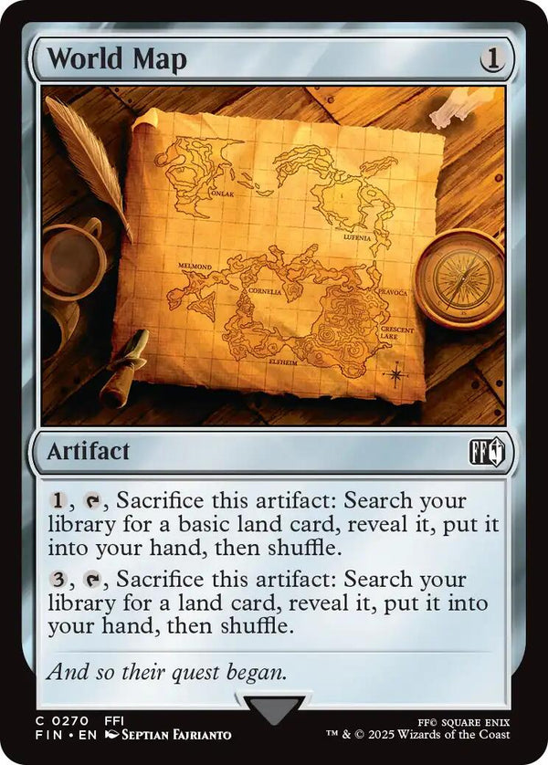 World Map [FIN - 270] - Cartes Sportives Rive Sud