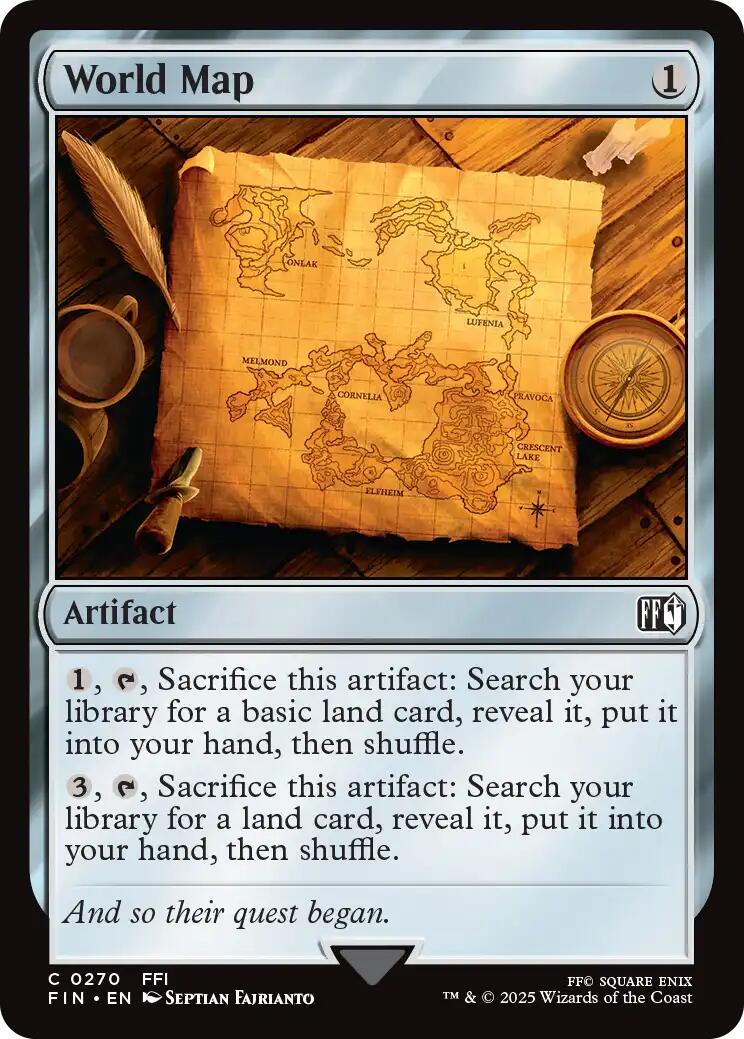 World Map [FIN - 270] - Cartes Sportives Rive Sud