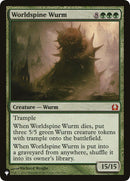 Worldspine Wurm [LIST - 140/274] - Cartes Sportives Rive Sud