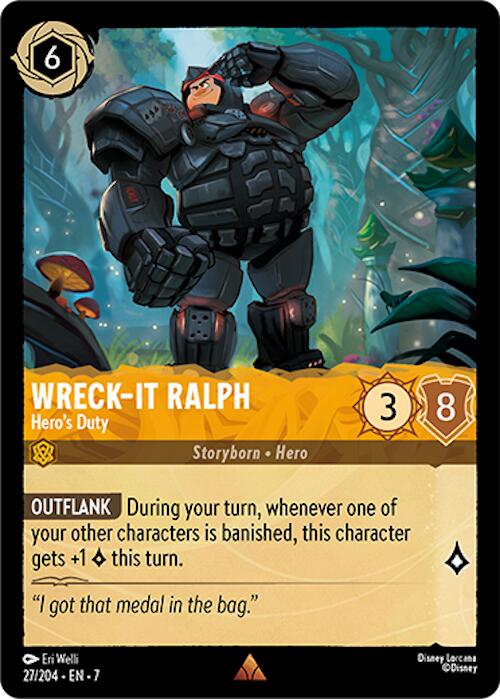 Wreck - It Ralph - Hero's Duty [7 - 27/204] - Cartes Sportives Rive Sud