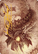 Wurmcoil Engine Art Card (Gold - Stamped Signature) [ASBRO - 81] - Cartes Sportives Rive Sud