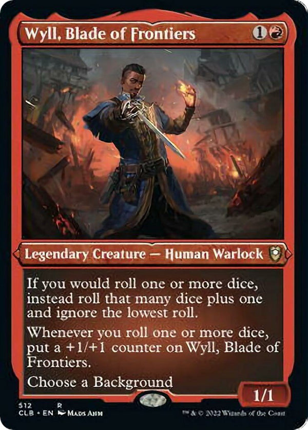 Wyll, Blade of Frontiers (Foil Etched) [CLB - 512] - Cartes Sportives Rive Sud
