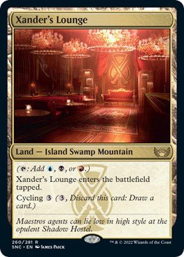 Xander's Lounge [SNC - 260] - Cartes Sportives Rive Sud