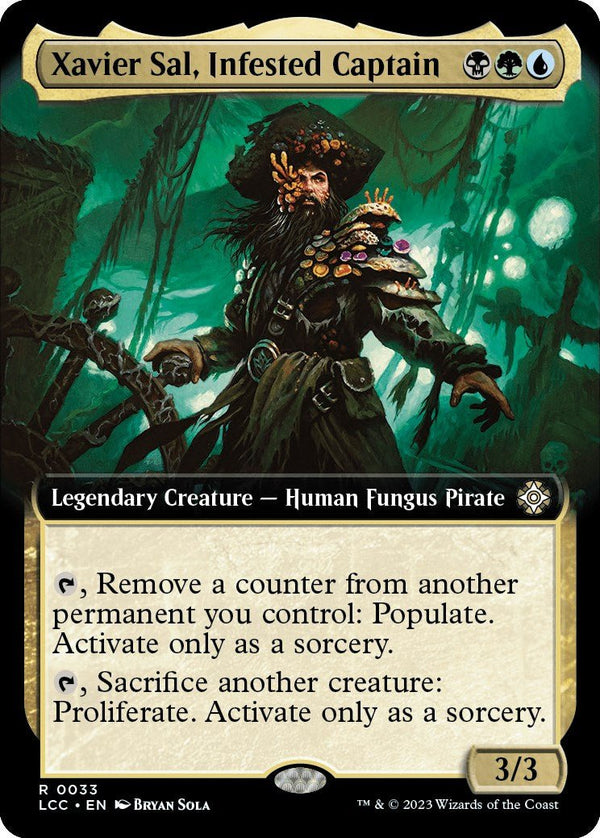 Xavier Sal, Infested Captain (Extended Art) [LCC - 33] - Cartes Sportives Rive Sud