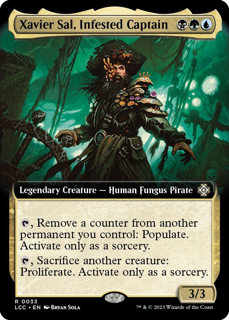 Xavier Sal, Infested Captain (Extended Art) [LCC - 33] - Cartes Sportives Rive Sud