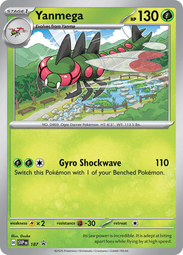 Yanmega - 187 [SVP - 187] - Cartes Sportives Rive Sud