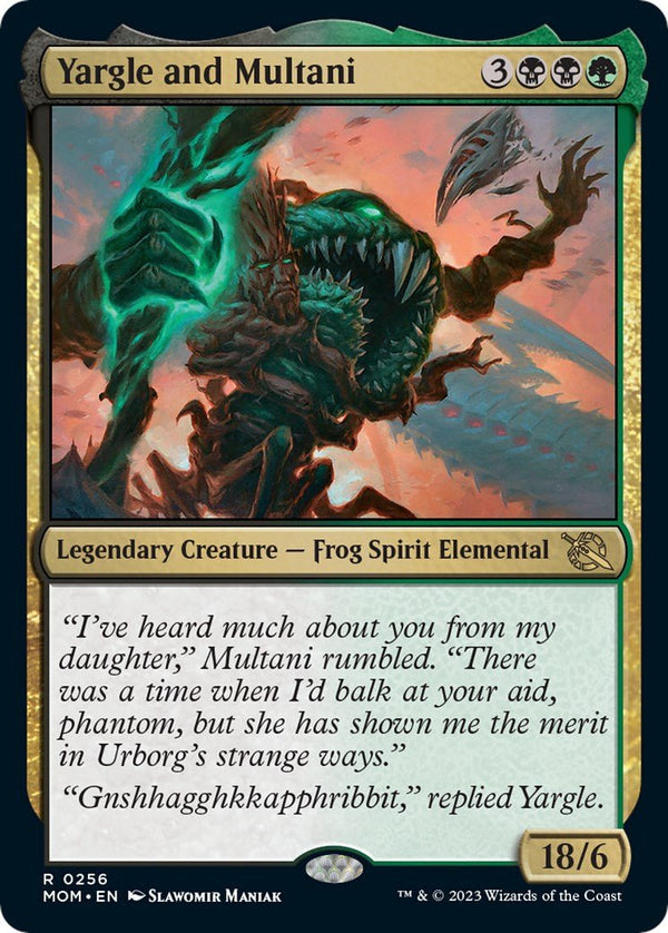 Yargle and Multani [MOM - 256] - Cartes Sportives Rive Sud