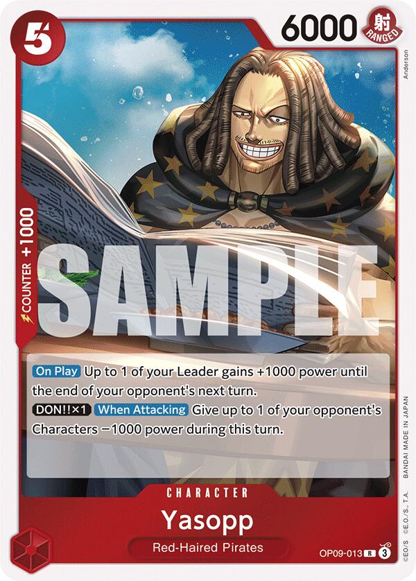 Yasopp [OP09 - 013] - Cartes Sportives Rive Sud