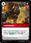 Yeti Brawler [UNL - 018/219] - Cartes Sportives Rive Sud