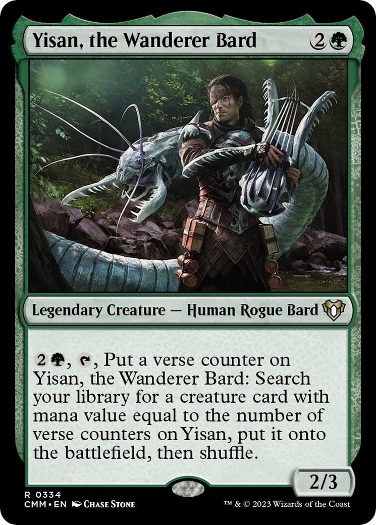 Yisan, the Wanderer Bard [CMM - 334] - Cartes Sportives Rive Sud