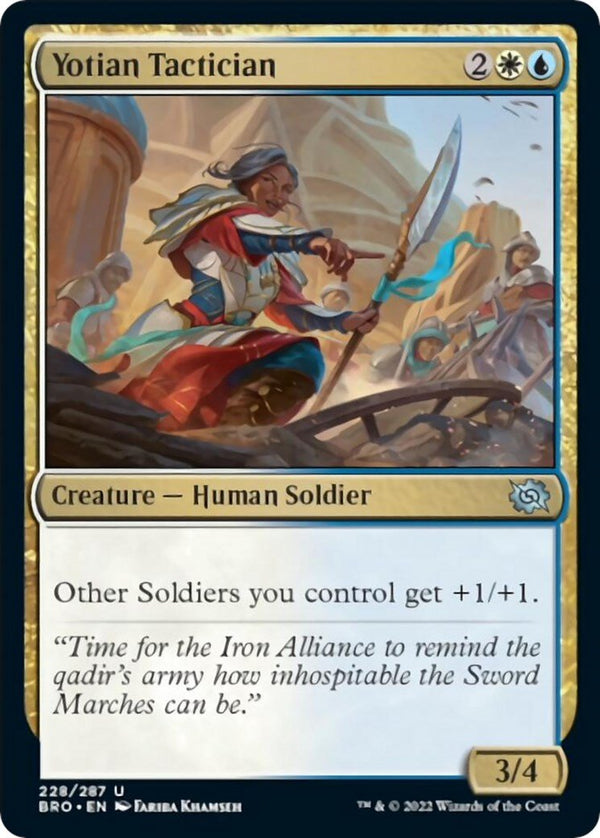 Yotian Tactician [BRO - 228] - Cartes Sportives Rive Sud