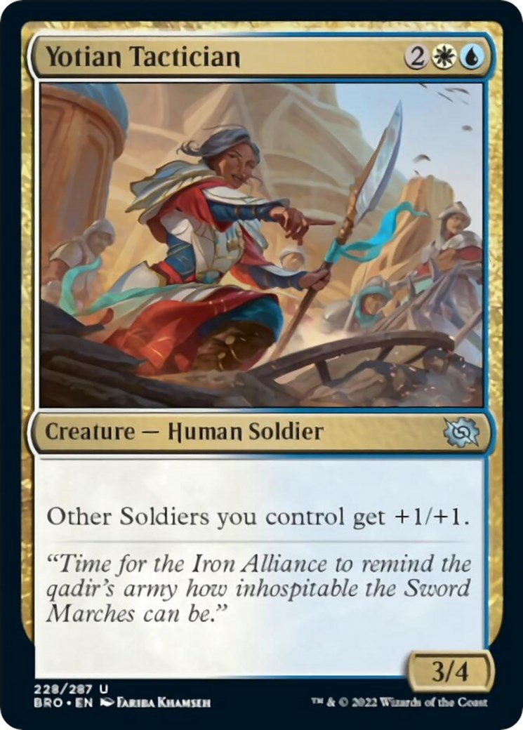 Yotian Tactician [BRO - 228] - Cartes Sportives Rive Sud