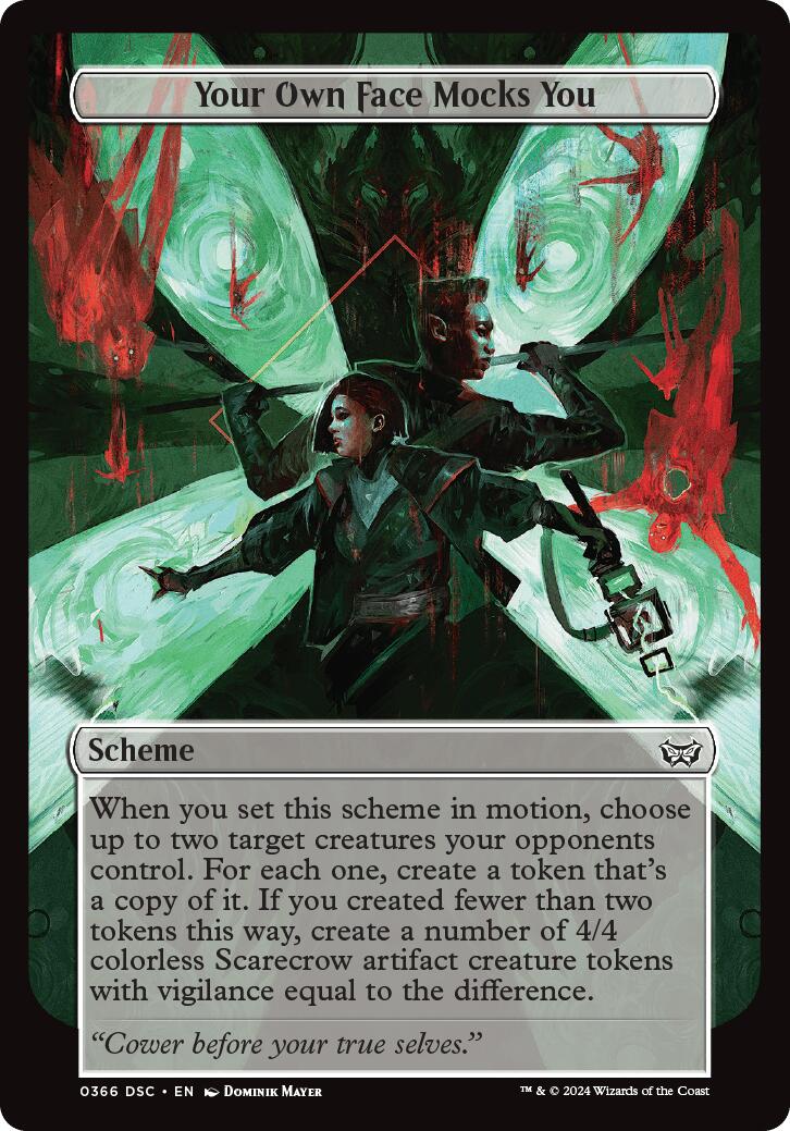 Your Own Face Mocks You (Full Art) [A:DSC - 366] - Cartes Sportives Rive Sud