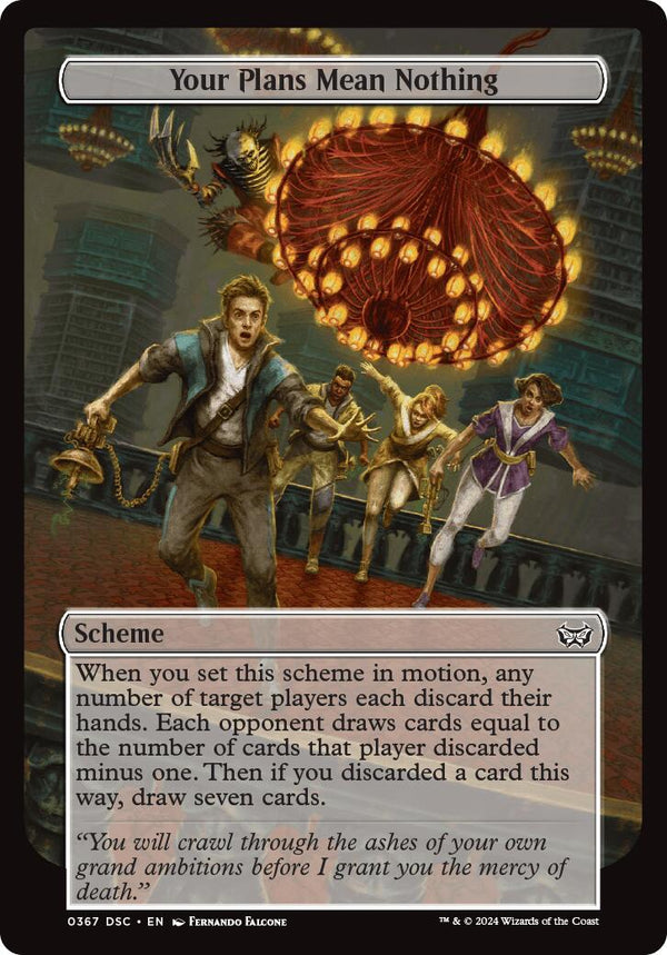 Your Plans Mean Nothing (Full Art) [A:DSC - 367] - Cartes Sportives Rive Sud