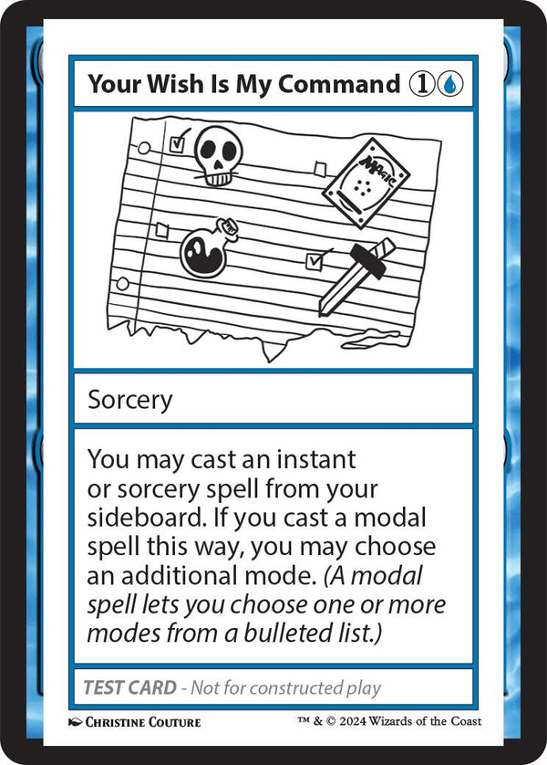 Your Wish Is My Command [MB2PC - N/A] - Cartes Sportives Rive Sud