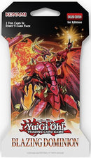 Yu - Gi - Oh! Blazing Dominion Blister (Pre - Order) - Cartes Sportives Rive Sud