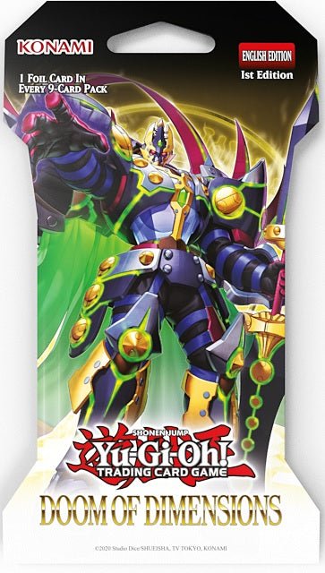 Yu - Gi - Oh! Doom of Dimensions Blister (Pre - Order) - Cartes Sportives Rive Sud