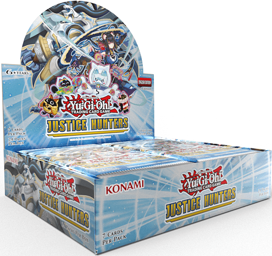 Yu - Gi - Oh! Justice Hunters Booster (Pre - Order) - Cartes Sportives Rive Sud
