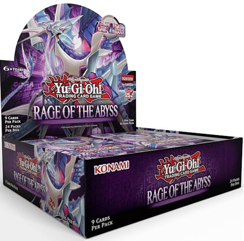 Yu - Gi - Oh! Rage of the Abyss Booster (Pre - Order) - Cartes Sportives Rive Sud