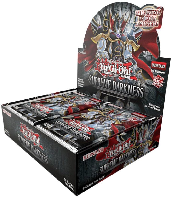 Yu - Gi - Oh! Supreme Darkness Booster (Pre - Order) - Cartes Sportives Rive Sud