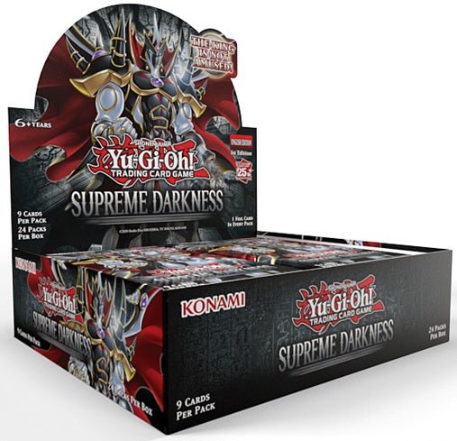 Yu - Gi - Oh! Supreme Darkness Booster (Pre - Order) - Cartes Sportives Rive Sud