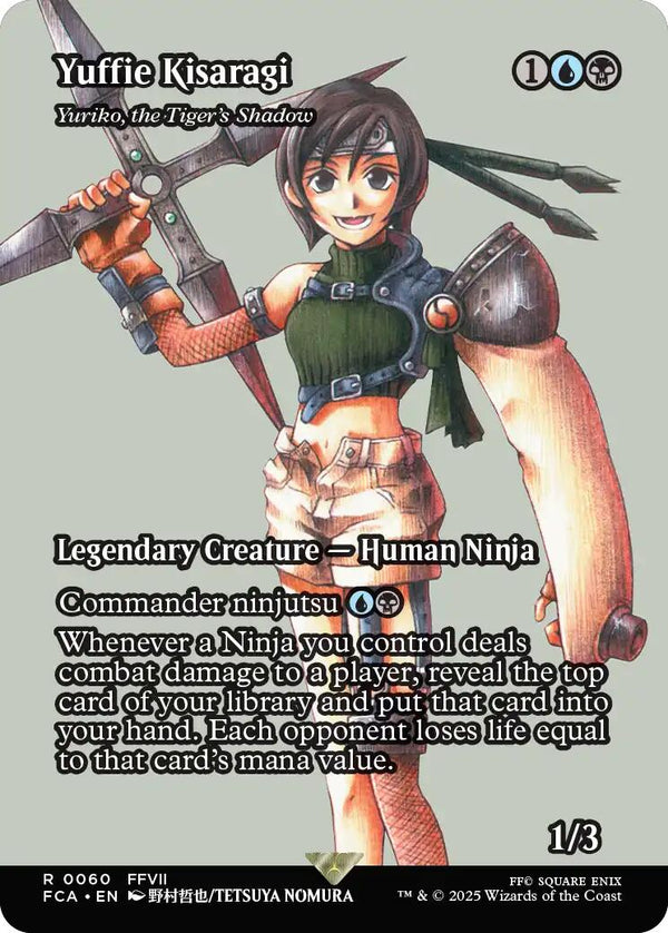 Yuffie Kisaragi - Yuriko, the Tiger's Shadow (Showcase) [FCA - 60] - Cartes Sportives Rive Sud