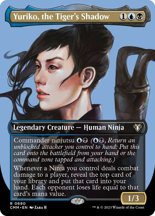 Yuriko, the Tiger's Shadow (Borderless) [CMM - 690] - Cartes Sportives Rive Sud