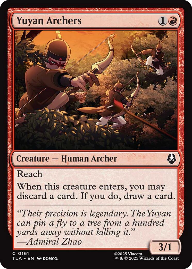 Yuyan Archers [TLA - 161] - Cartes Sportives Rive Sud