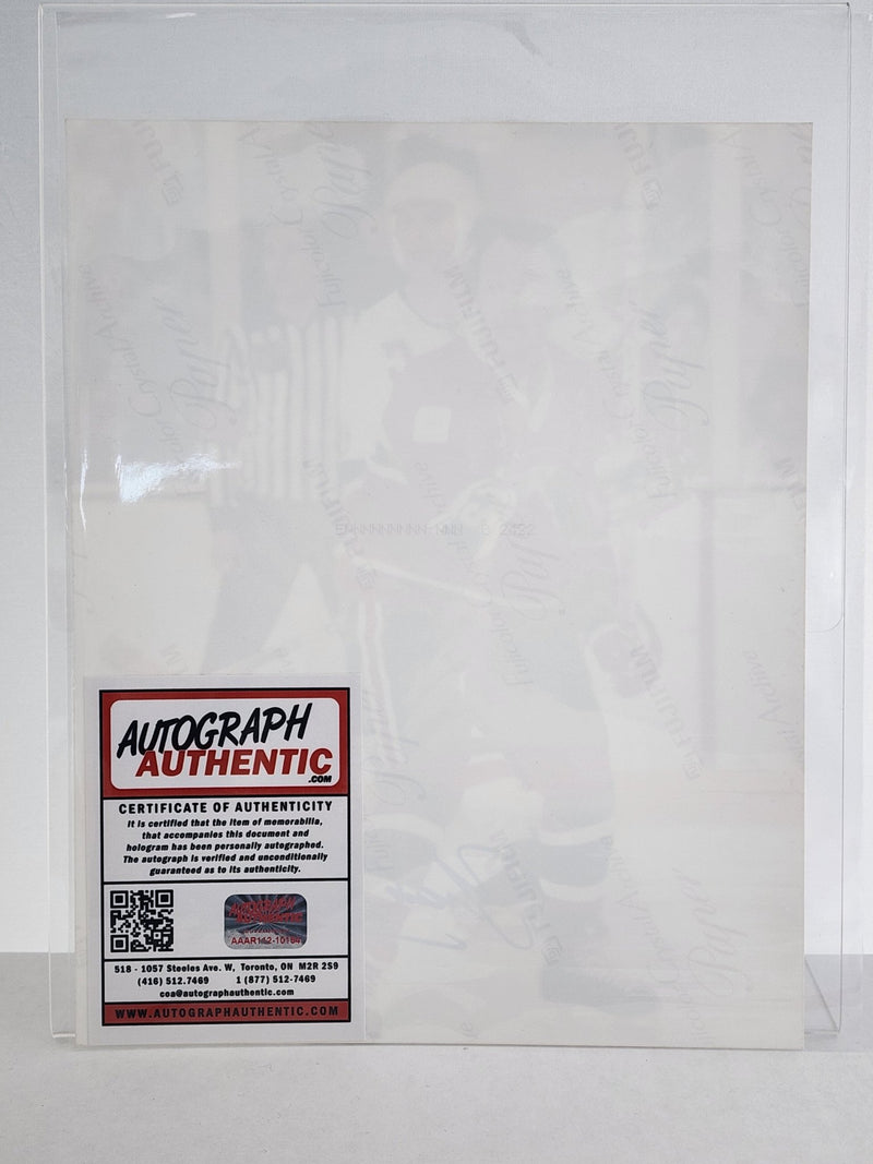 Yvan Cournoyer Picture Autographed Authenticated 8X10 - Cartes Sportives Rive Sud