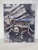 Yvan Cournoyer Picture Autographed Authenticated 8X10 - Cartes Sportives Rive Sud