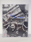 Yvan Cournoyer Picture Autographed Authenticated 8X10 - Cartes Sportives Rive Sud
