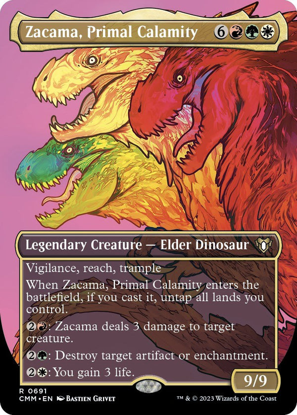 Zacama, Primal Calamity (Borderless) [CMM - 691] - Cartes Sportives Rive Sud