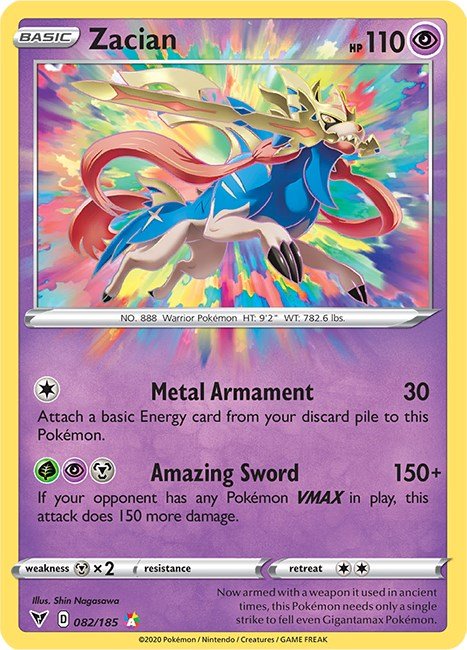 Zacian [SWSH04 - 082/185] - Cartes Sportives Rive Sud